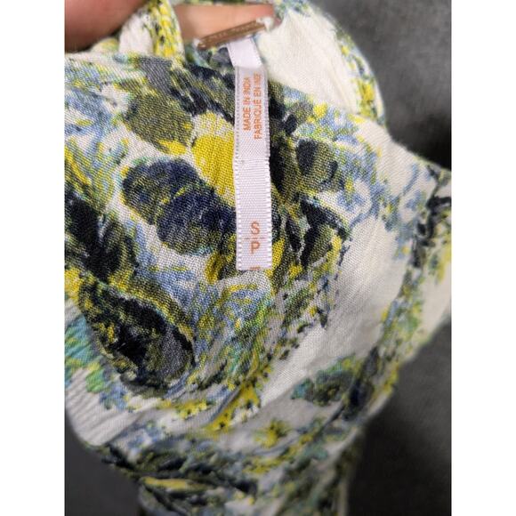 Free People Mini Dress Womens Small Washed Ashore Halter Lined Twist Back Tank - Picture 8 of 11